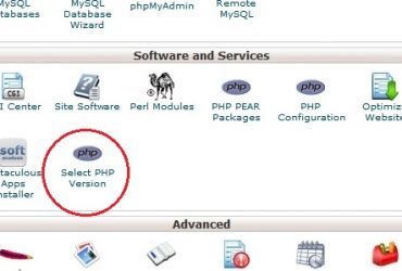 Switching PHP versions in cPanel